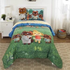 Animal Crossing Themed Bedding Set